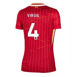 Liverpool Virgil van Dijk #4 Domaci Dres za Ženska 2024-25 Kratak Rukavima